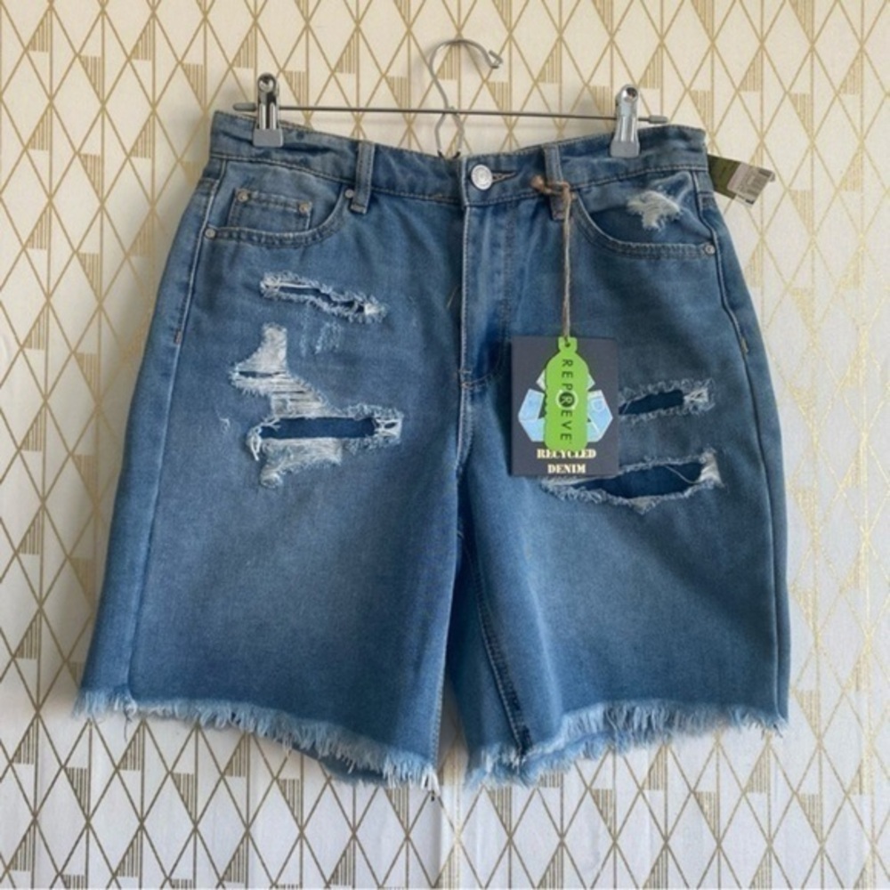 Indigo rein super high rise shorts​